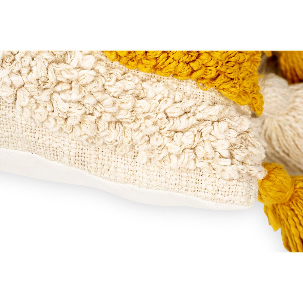 Cuscino Quadrato di Cotone in Stile Boho Bali fodera + imbottitura - Edwinna