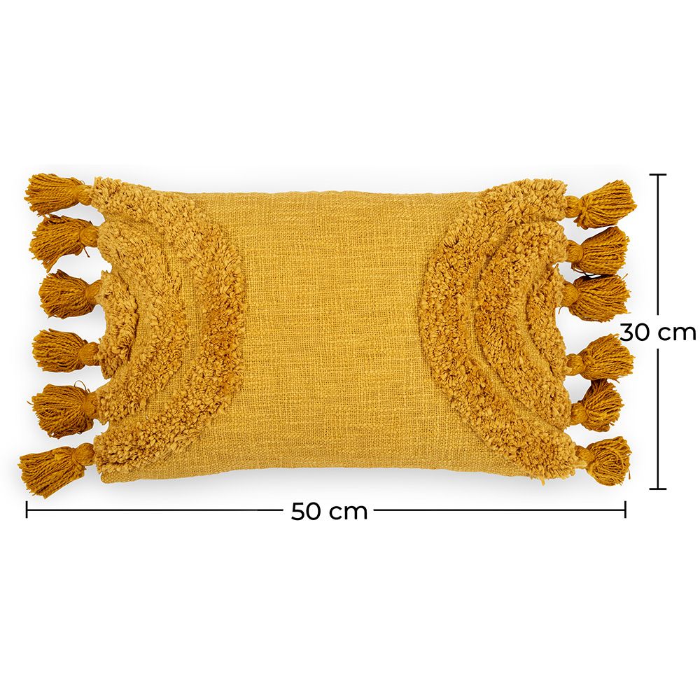 Cuscino Rettangolare in Stile Boho Bali, Cotone fodera + imbottitura - Dolly