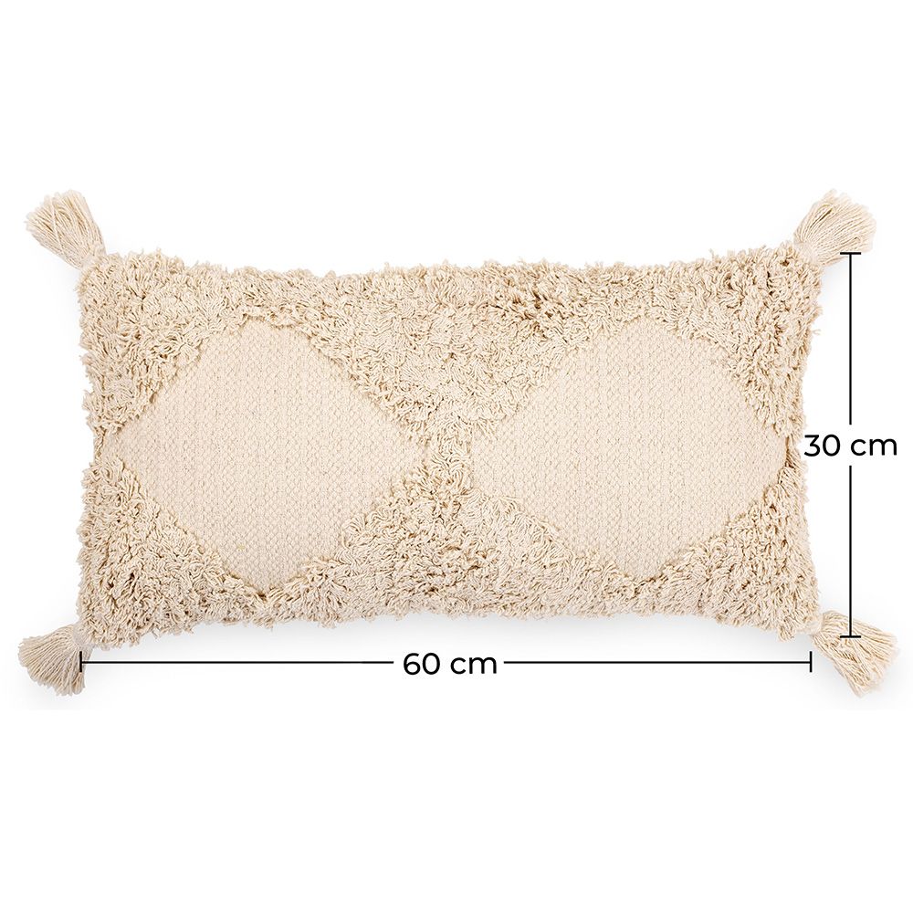 Cuscino Rettangolare in Stile Boho Bali, Cotone fodera + imbottitura - Doreen