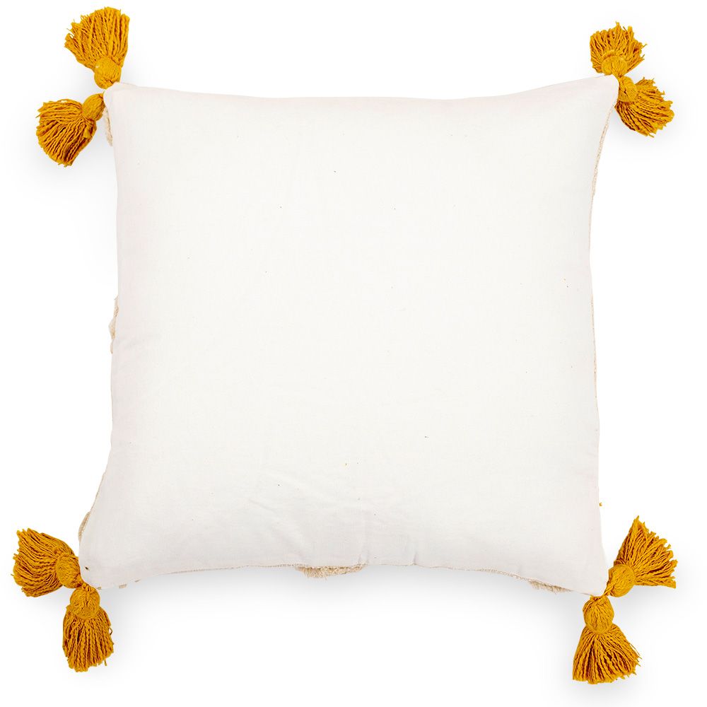 Cuscino Quadrato di Cotone in Stile Boho Bali fodera + imbottitura - Hazel