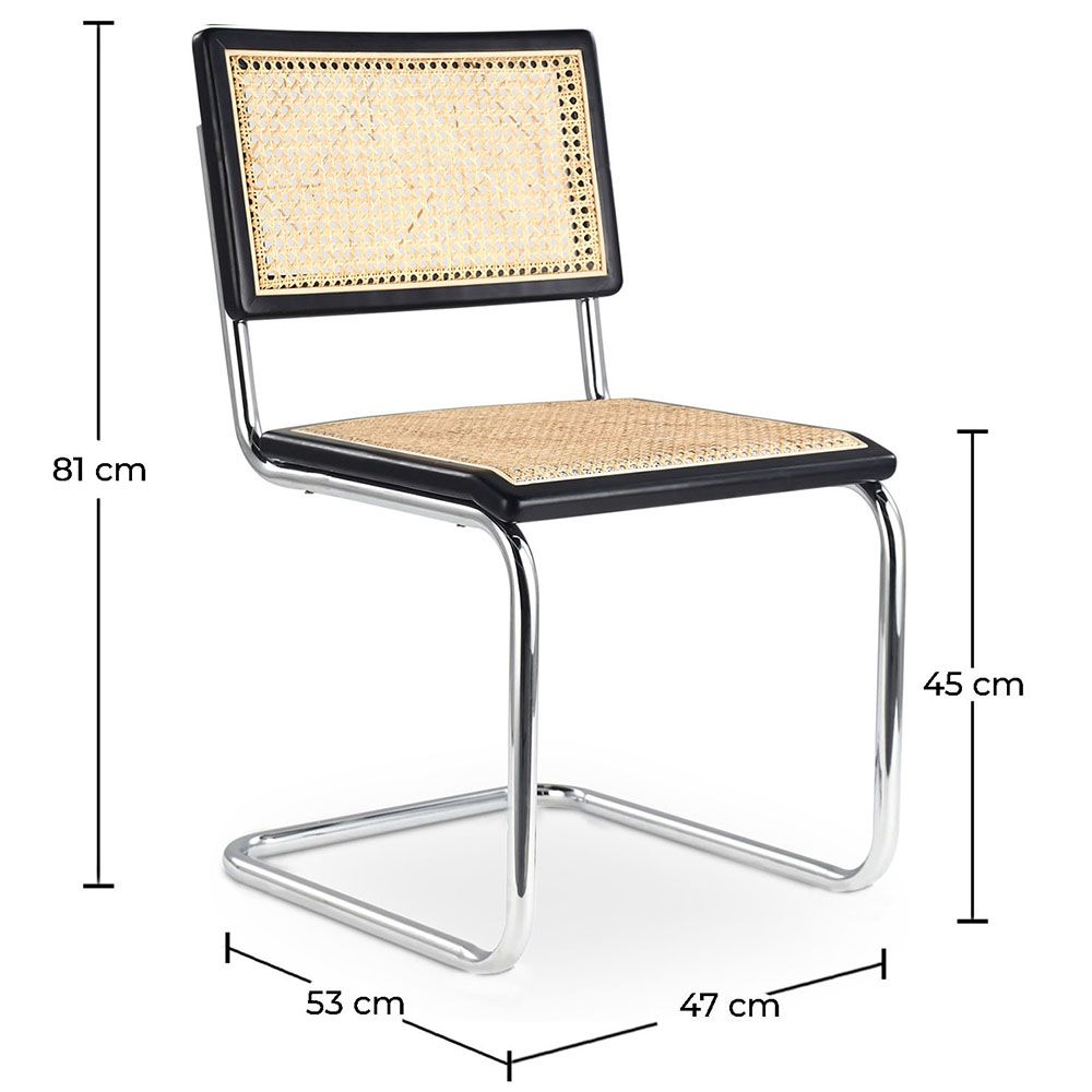 Set Tavolo in Legno in Stile Industriale (220cm) & 8 Sedie Mesh in Rattan - Lia