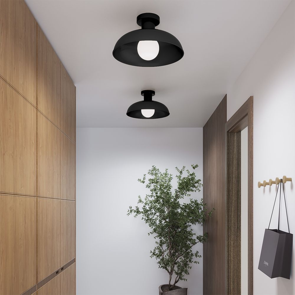Lampada da Soffitto - Plafoniera Nera - Sine